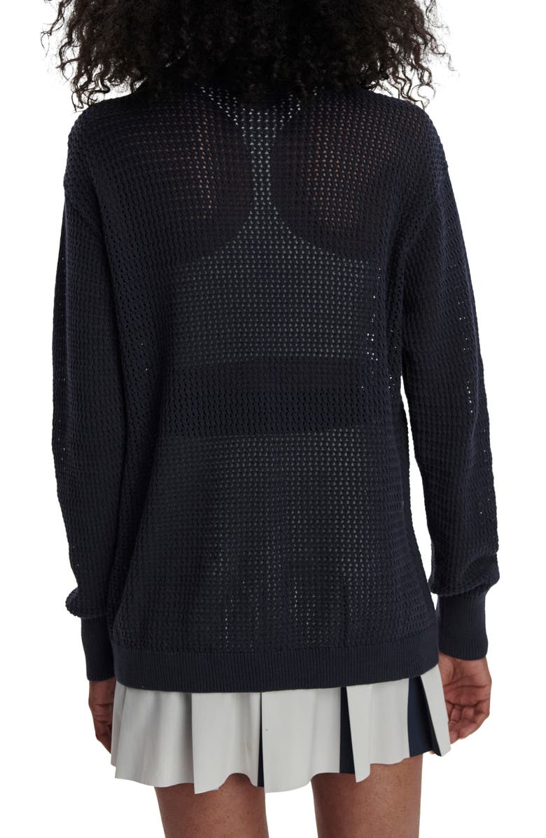Savannah Open Knit Half Zip