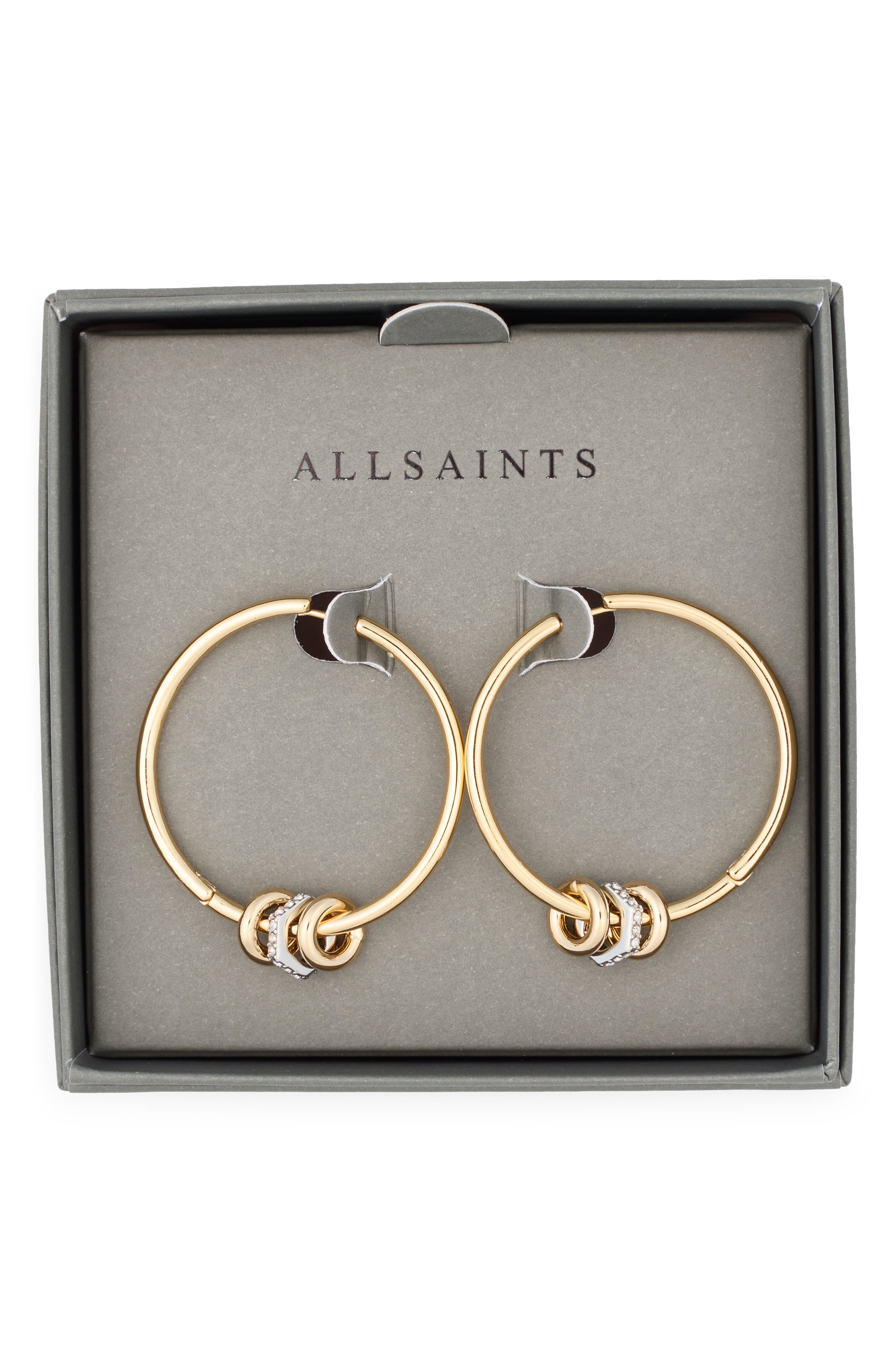 Rondel Hoop Earrings