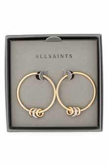 Rondel Hoop Earrings