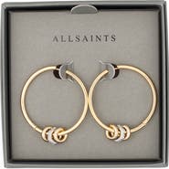 AllSaints Rondel Hoop Earrings