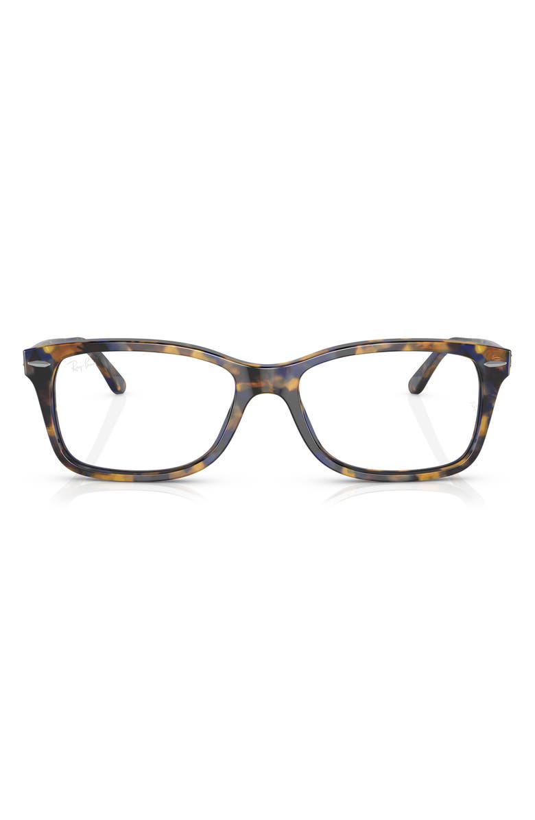Ray-Ban 53mm Square Optical Glasses, Main, color, Yellow