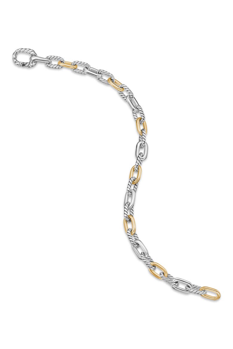 Madison® Chain Bracelet in Sterling Silver with 18K Yellow Gold, 5.5mm, Alternate, color, STERLING SILVER YELLOW GOLD