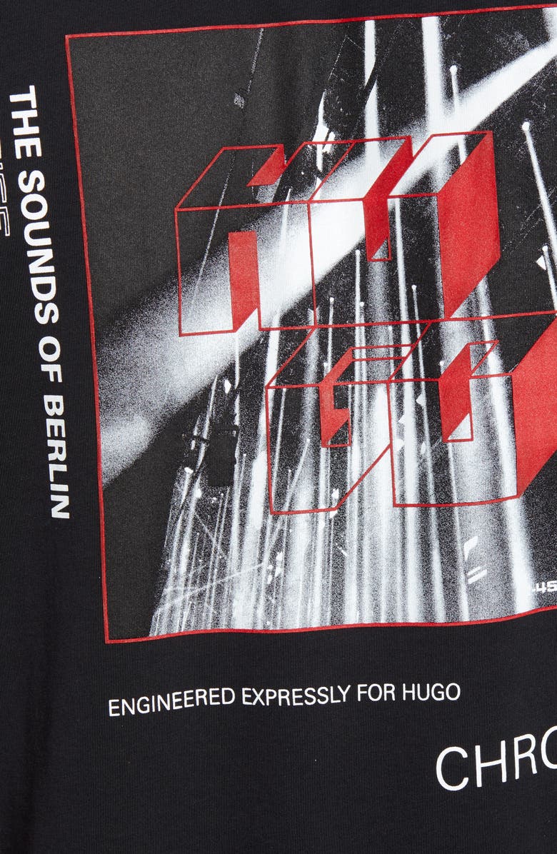 HUGO Dweet Graphic Tee, Alternate, color, 