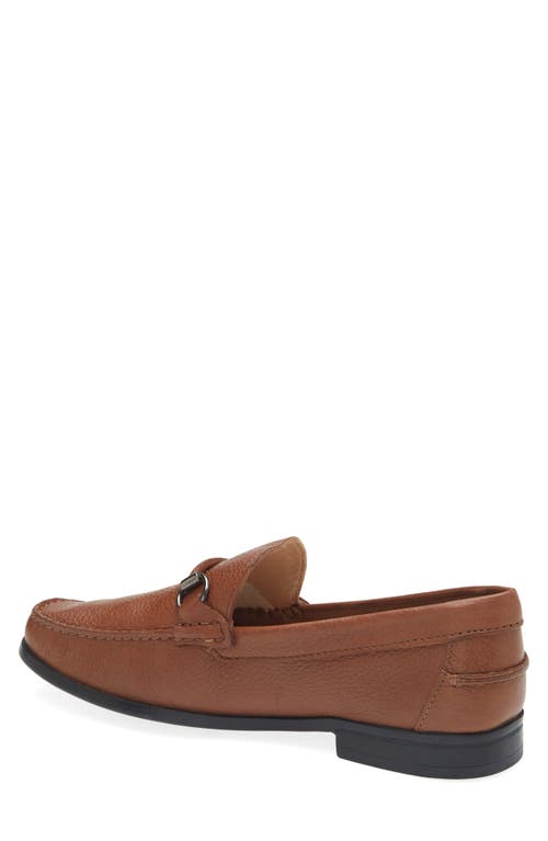 Marc Joseph New York Clarkson St Bit Loafer In Cognac Grainy
