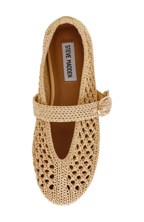 Steve Madden Alara Natural Raffia In Natural Raffia
