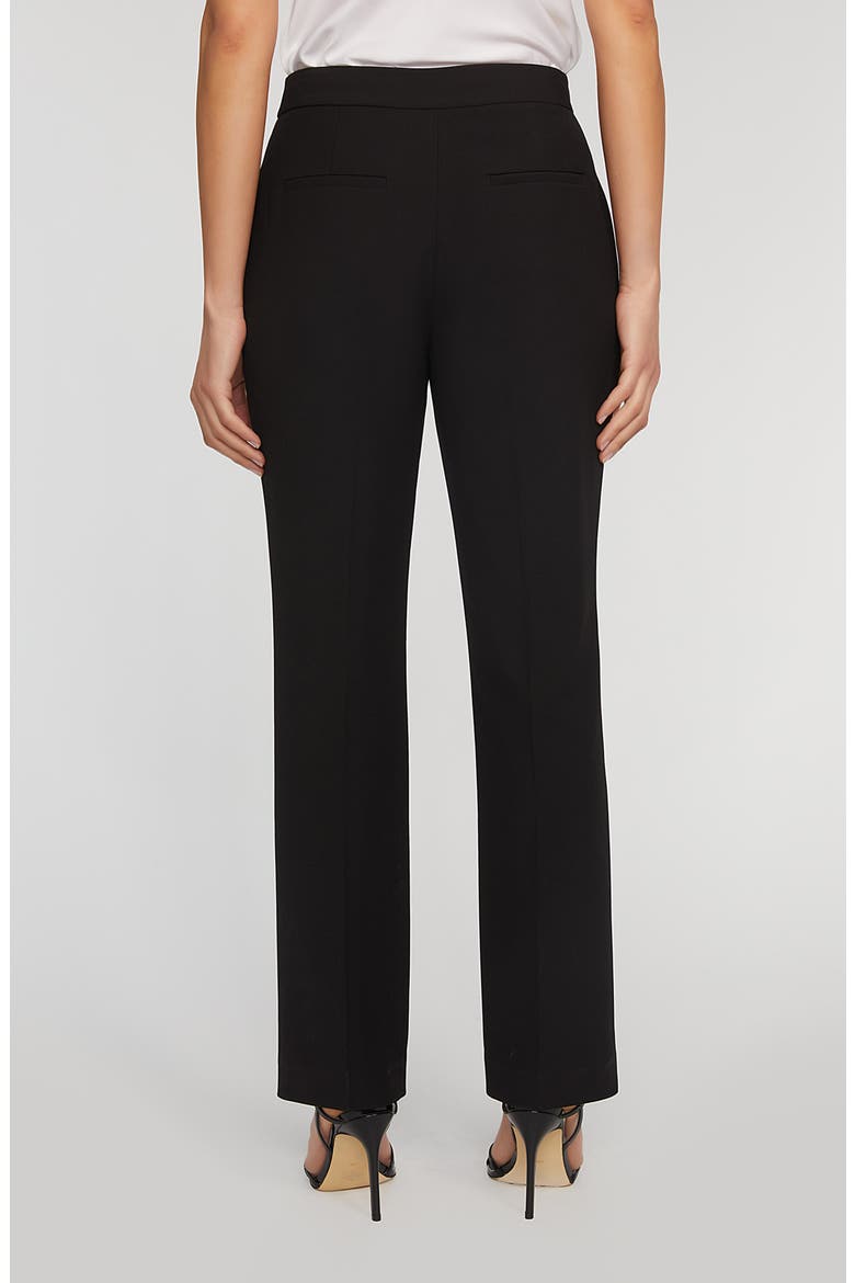 The Sylvie High Waist Straight Leg Pants, Alternate, color, NOIR