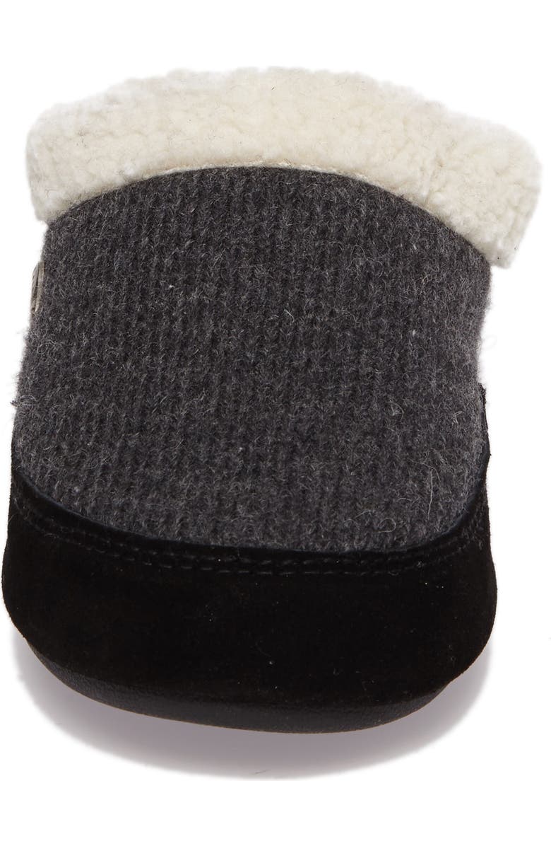 Acorn Faux Fur Mule Slipper, Alternate, color,
