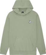 Dalix Womens Heartly Ghost Midweight Fleece Relaxed Hooded Sweatshirt