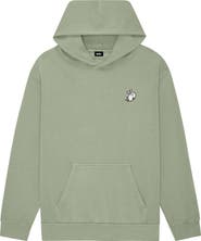 Dalix Womens Heartly Ghost Midweight Fleece Relaxed Hooded Sweatshirt