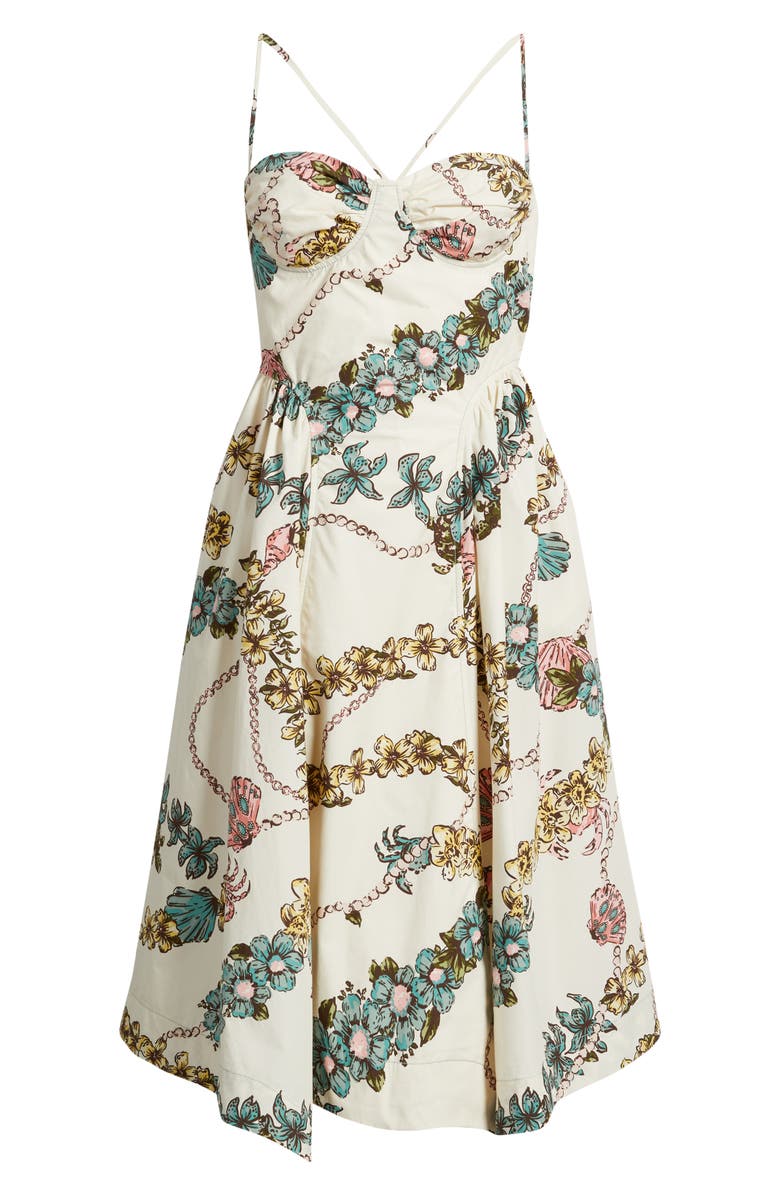 Free People Cherish Cotton Dress, Main, color, Ivory Combo