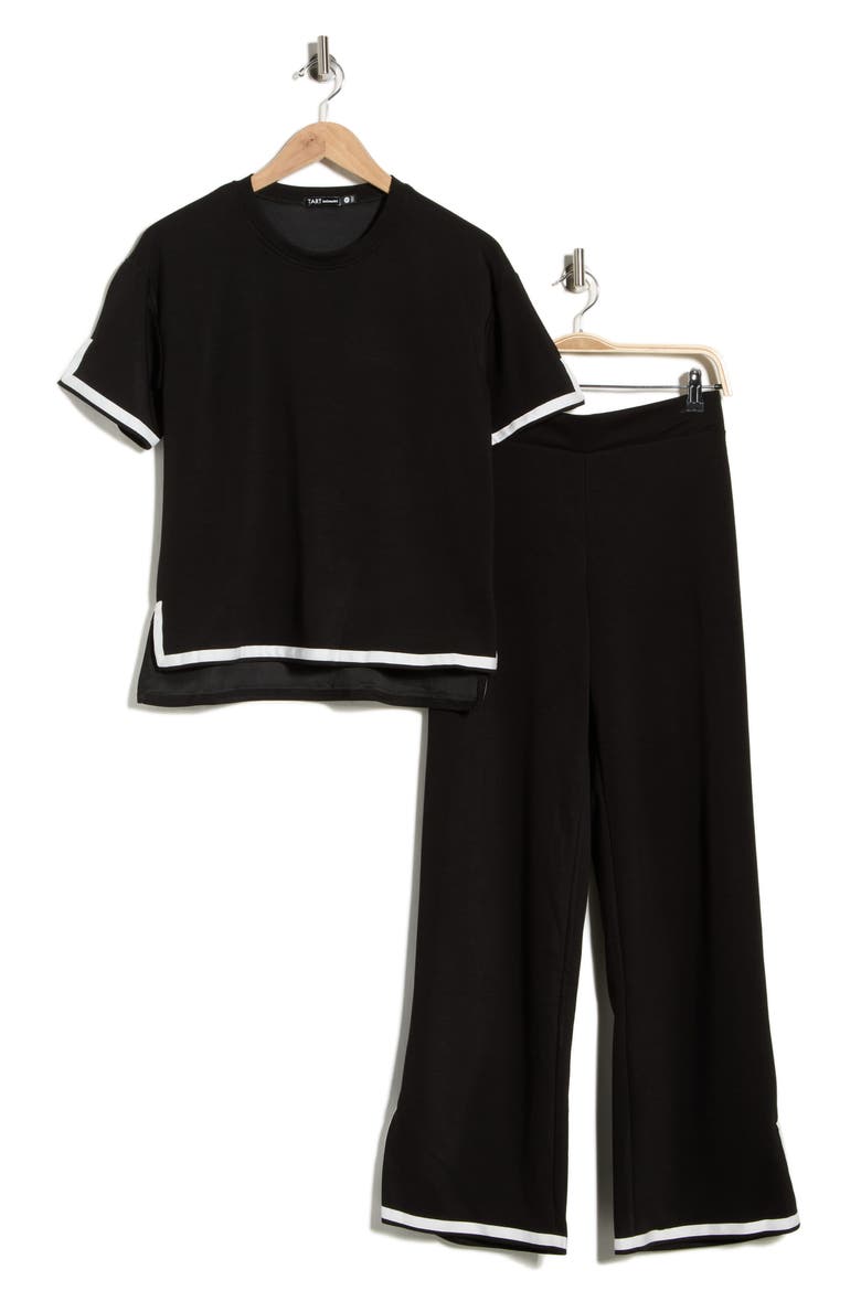 Quintia Pajamas, Alternate, color, BLACK