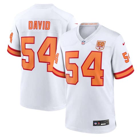Men's Nike Lavonte David White '76 Tampa Bay Buccaneers 50th Season Game Jersey