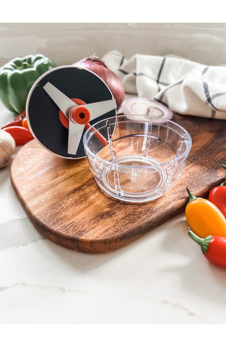 Kuchenprofi Push Fruit and Vegetable Multi Chopper, 3.4-Inch Diameter, Alternate, color, White