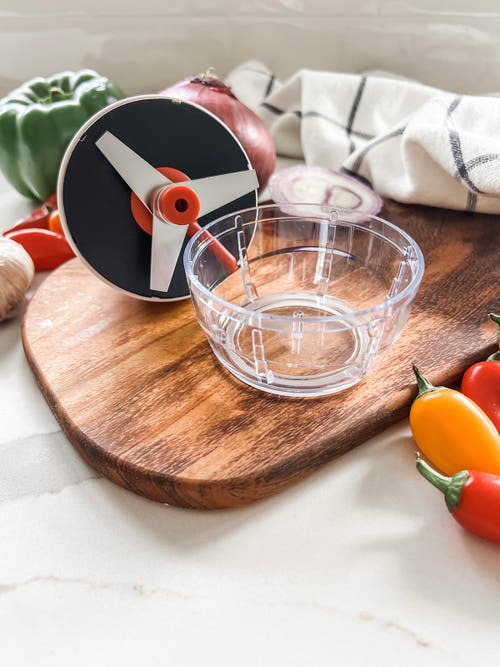 Kuchenprofi Push Fruit And Vegetable Multi Chopper, 3.4-inch Diameter In White