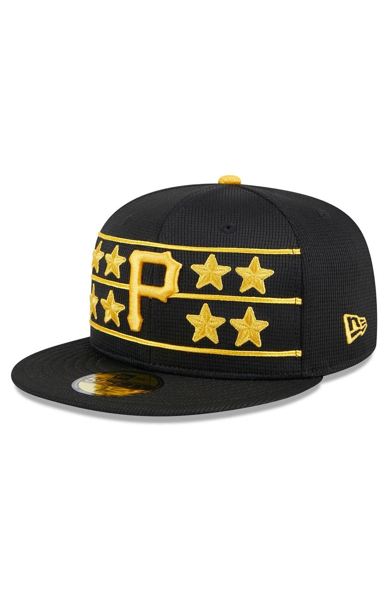 New Era Men's New Era Black Pittsburgh Pirates 2024 Batting Practice 59FIFTY Fitted Hat, Main, color, Black