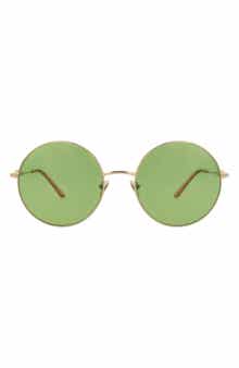 Valentino 57mm Round Sunglasses