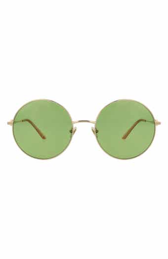 Valentino 57mm Round Sunglasses
