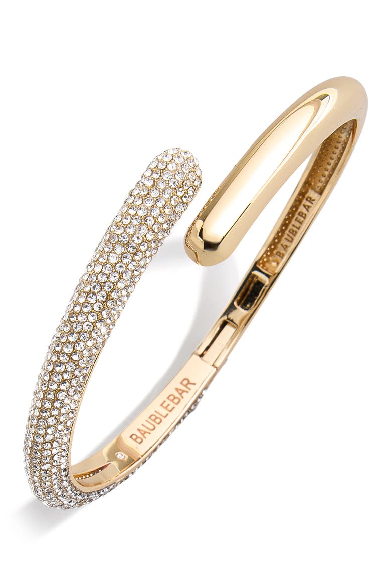 Naomi Wrap Bangle, Main, color, YELLOW GOLD