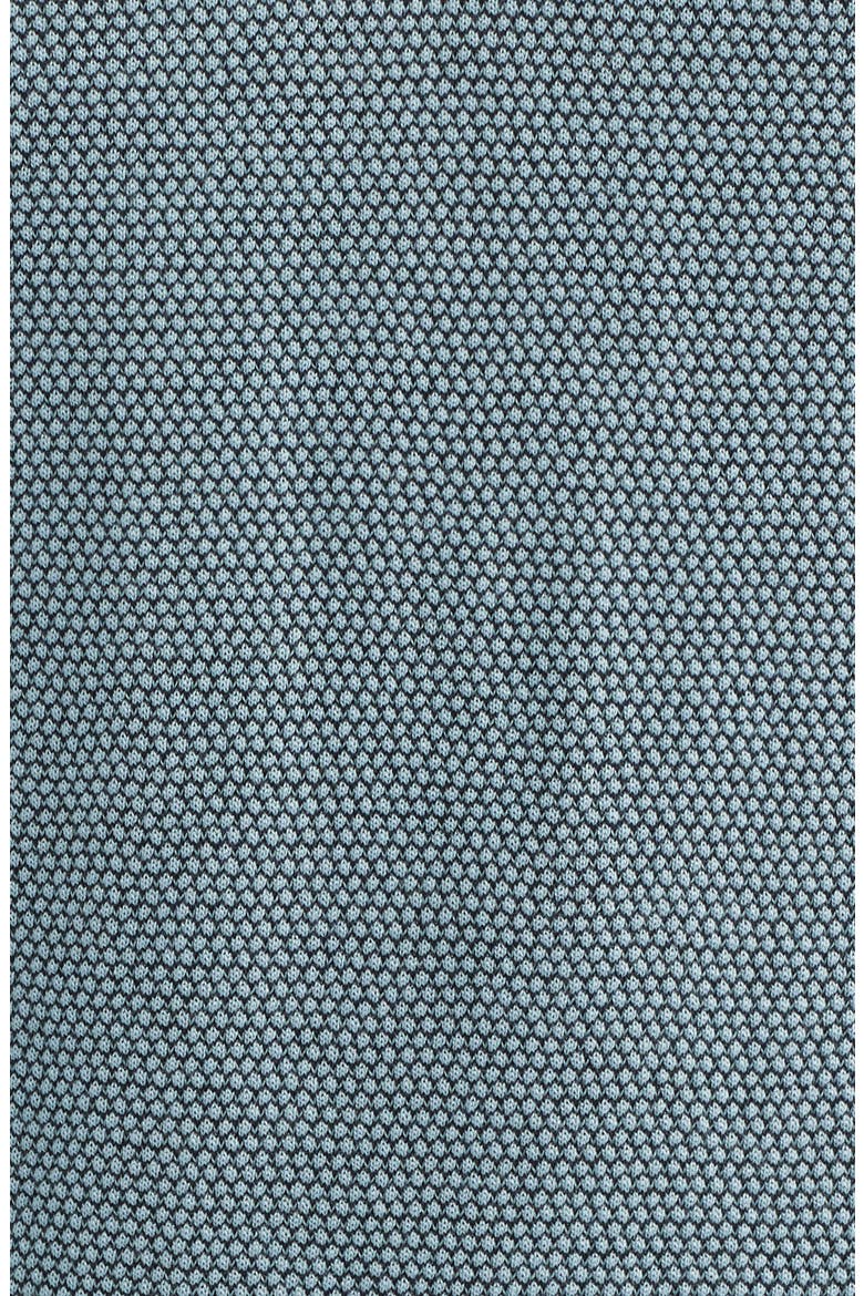 L-Naldo Silk & Cotton Polo, Alternate, color, BLUE