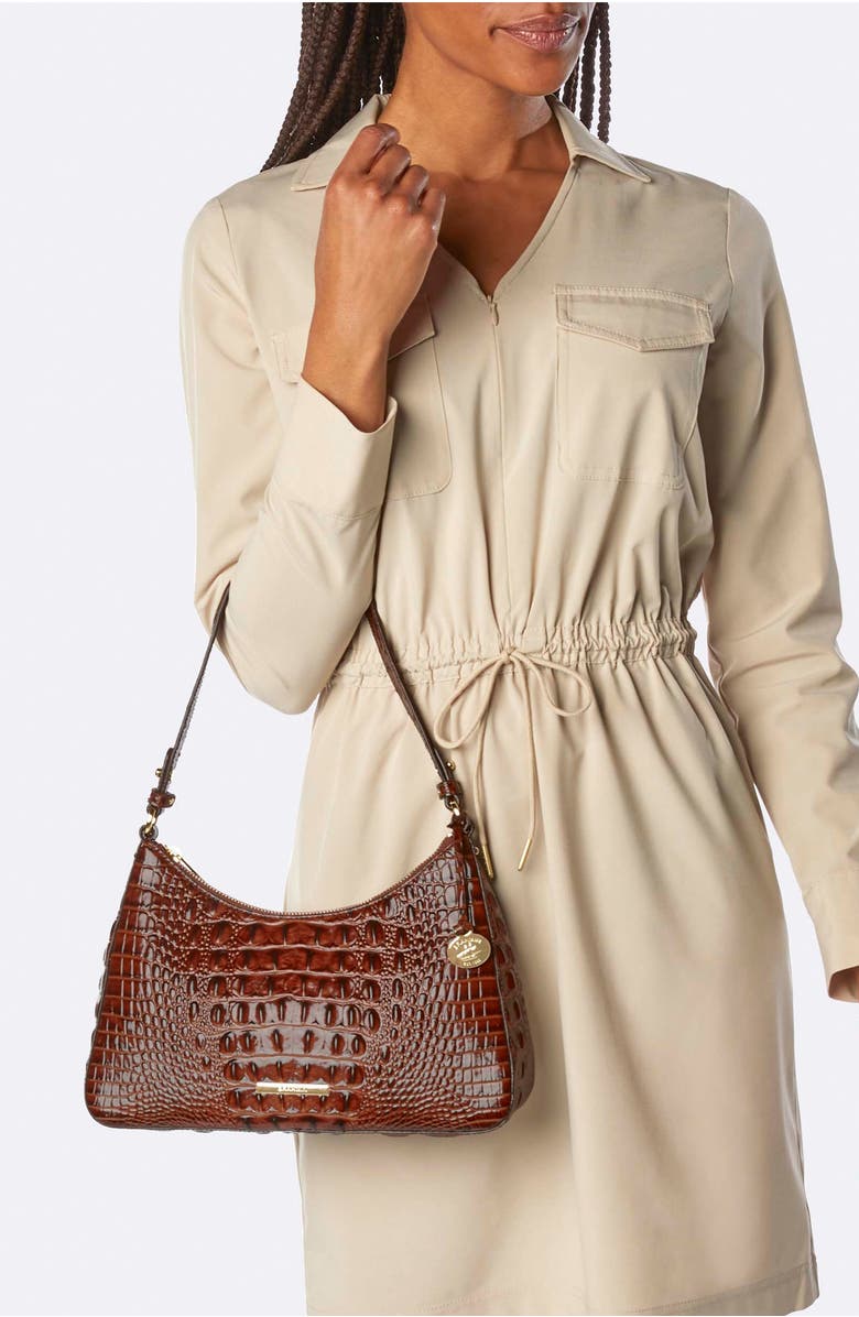 Brahmin Esme Embossed Leather Shoulder Bag, Alternate, color,