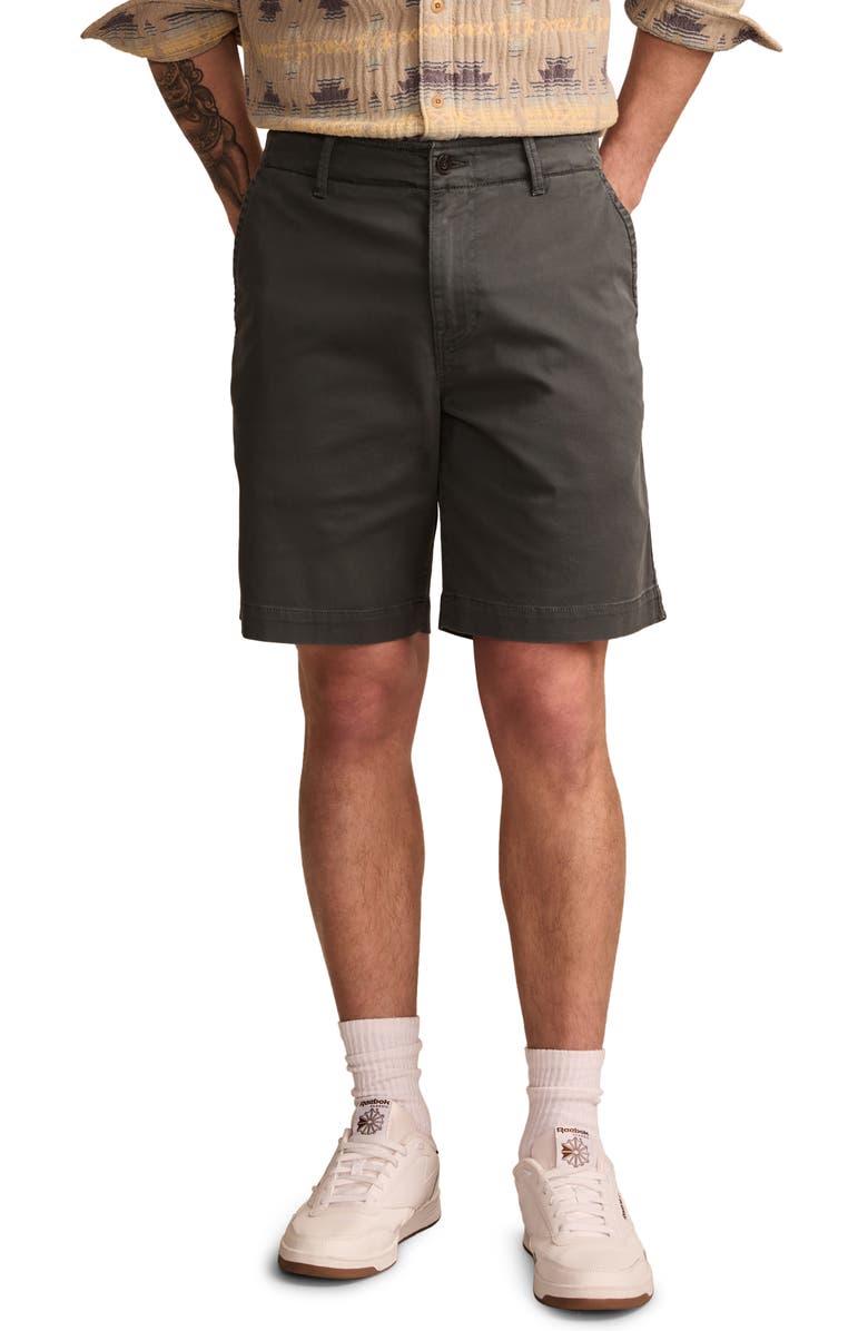 Lucky Brand Stretch Twill Shorts, Main, color, 