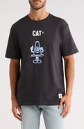 CAT WWR Relaxed Fit Cone Graphic T-Shirt