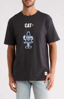 CAT WWR Relaxed Fit Cone Graphic T-Shirt