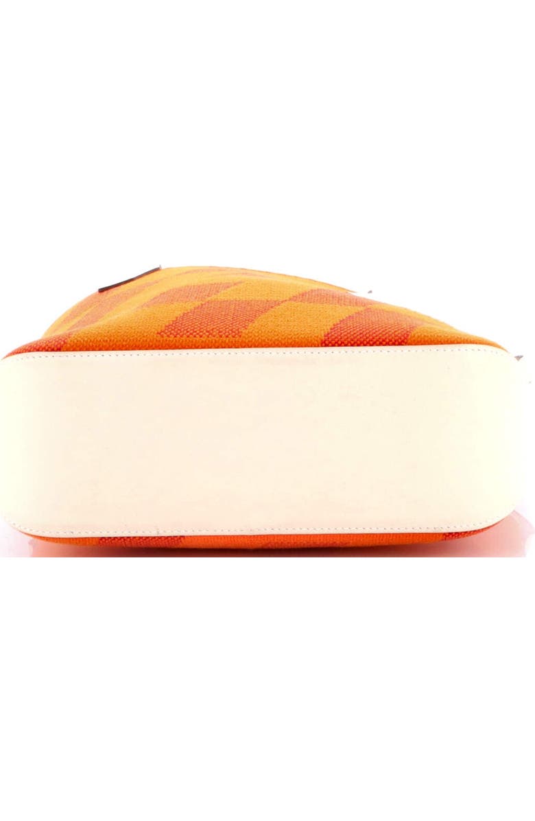 Pre-Owned Hermes Cabas H en Biais Tote Canvas with Leather 27, Alternate, color, Feu