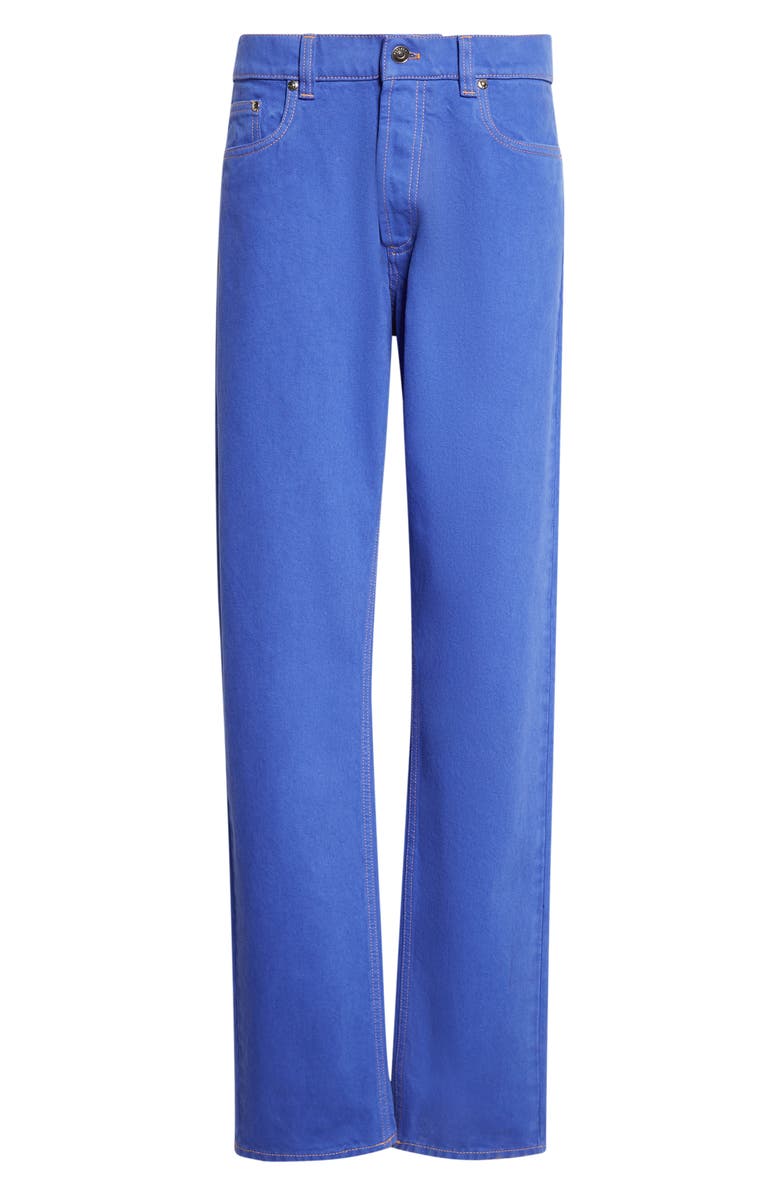 Versace Gender Inclusive Straight Leg Jeans, Alternate, color, Sky Blue