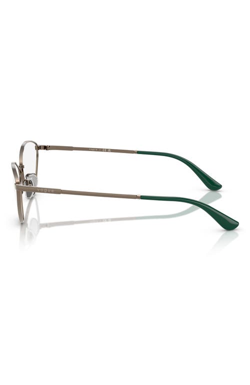 Vogue 55mm Irregular Optical Glasses In Lite Brown