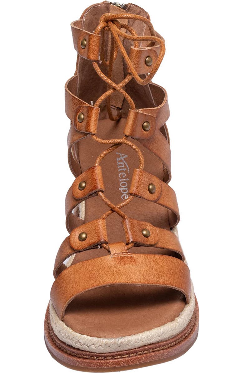 ANTELOPE Dru Platform Espadrille Gladiator Sandal, Alternate, color,