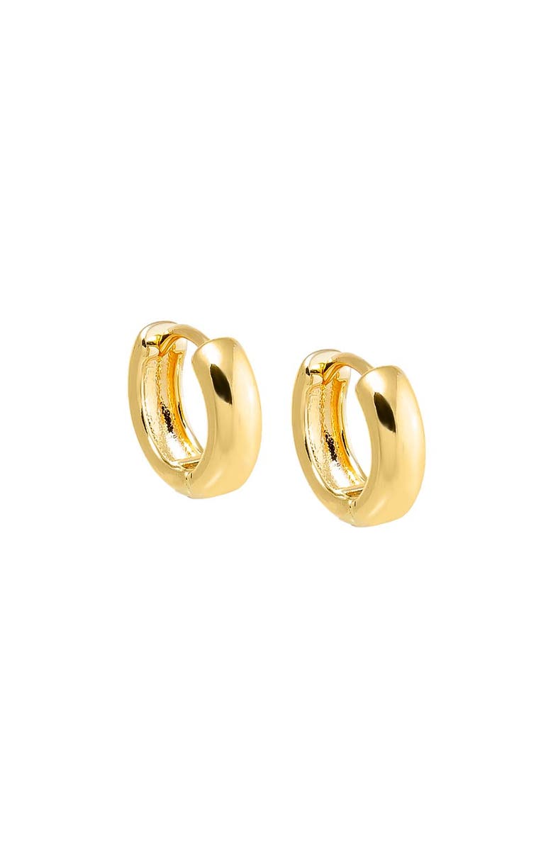 BY ADINA EDEN Mini Wide Round Solid Huggie Earring, Main, color,