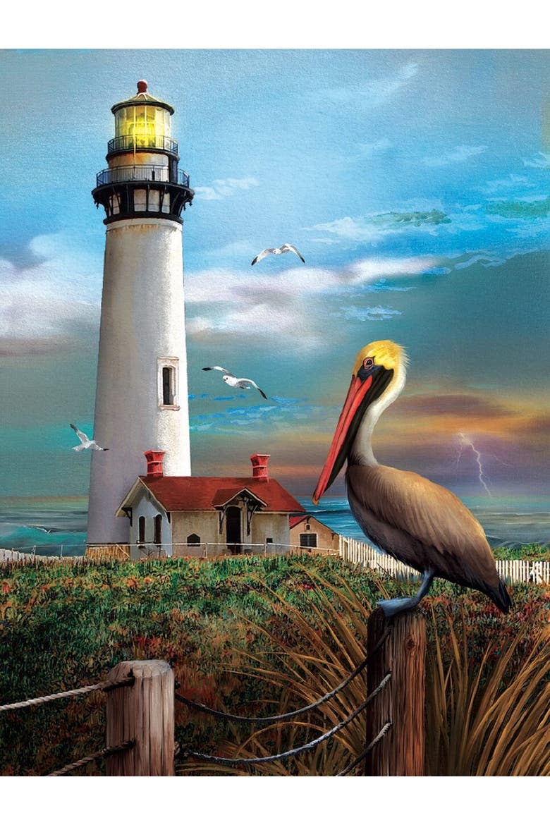 Pigeon Point Lighthouse 500 piece Jigsaw Puzzle for Adults, Alternate, color, Multicolor