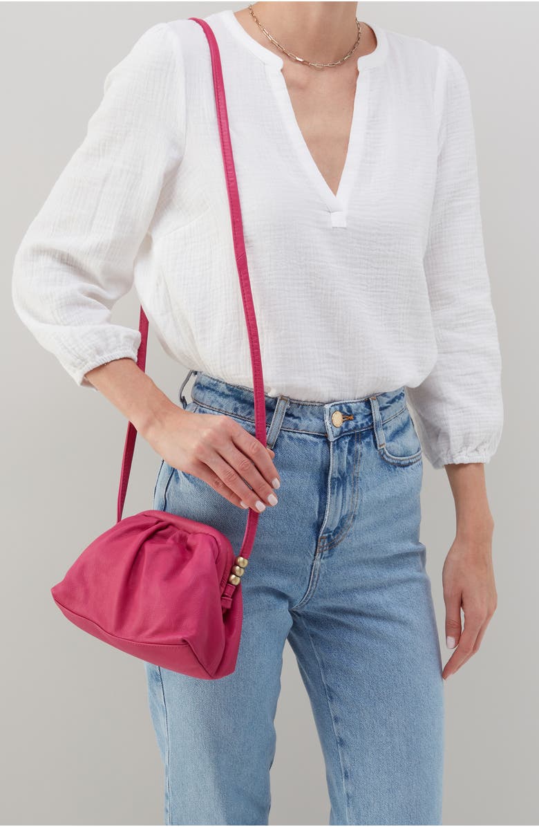 HOBO Adalyn Framed Leather Crossbody Bag, Alternate, color,