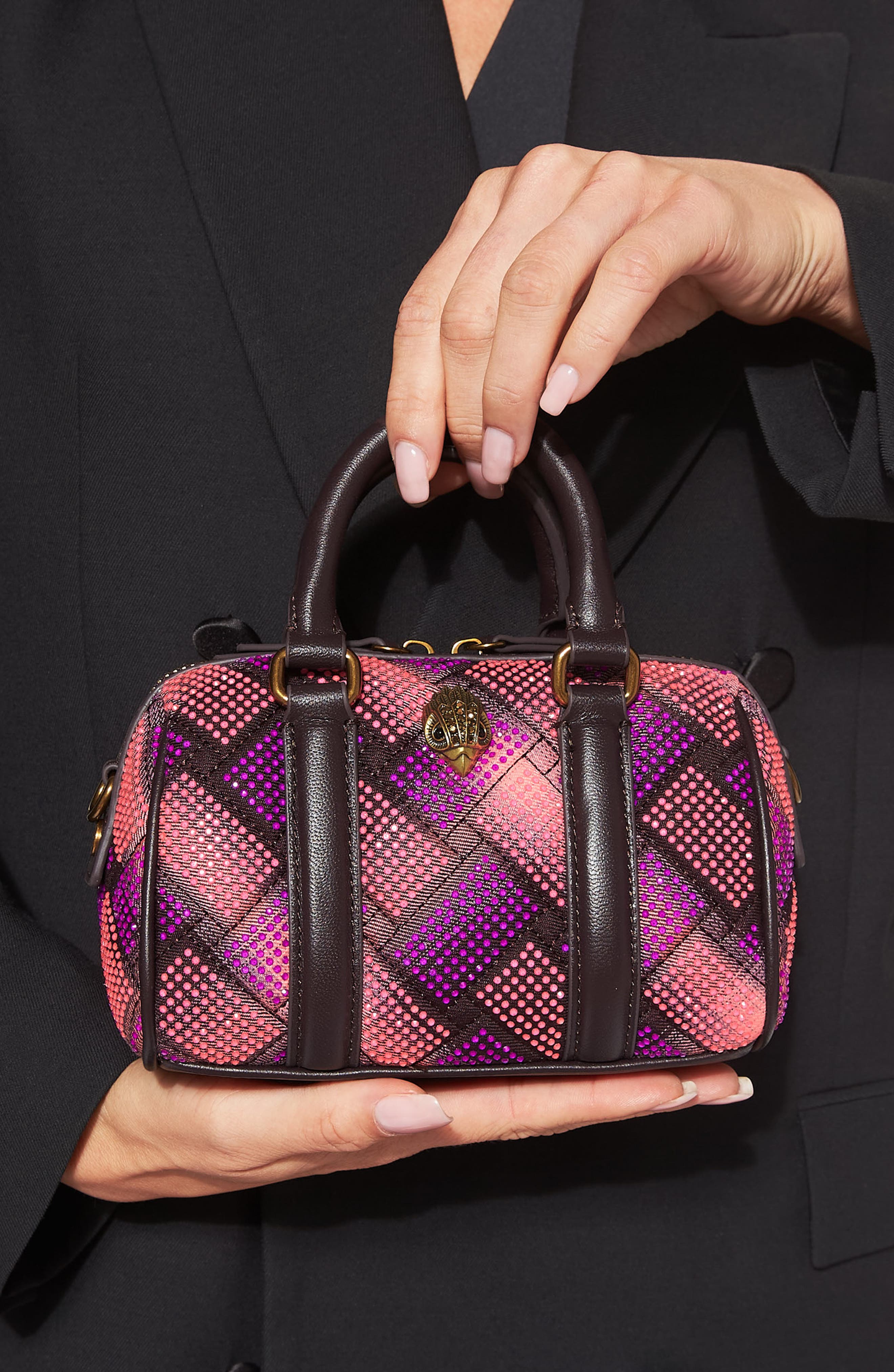 Kurt Geiger London Extra Small Kensington Boston Quilted Satchel, Alternate, color, 