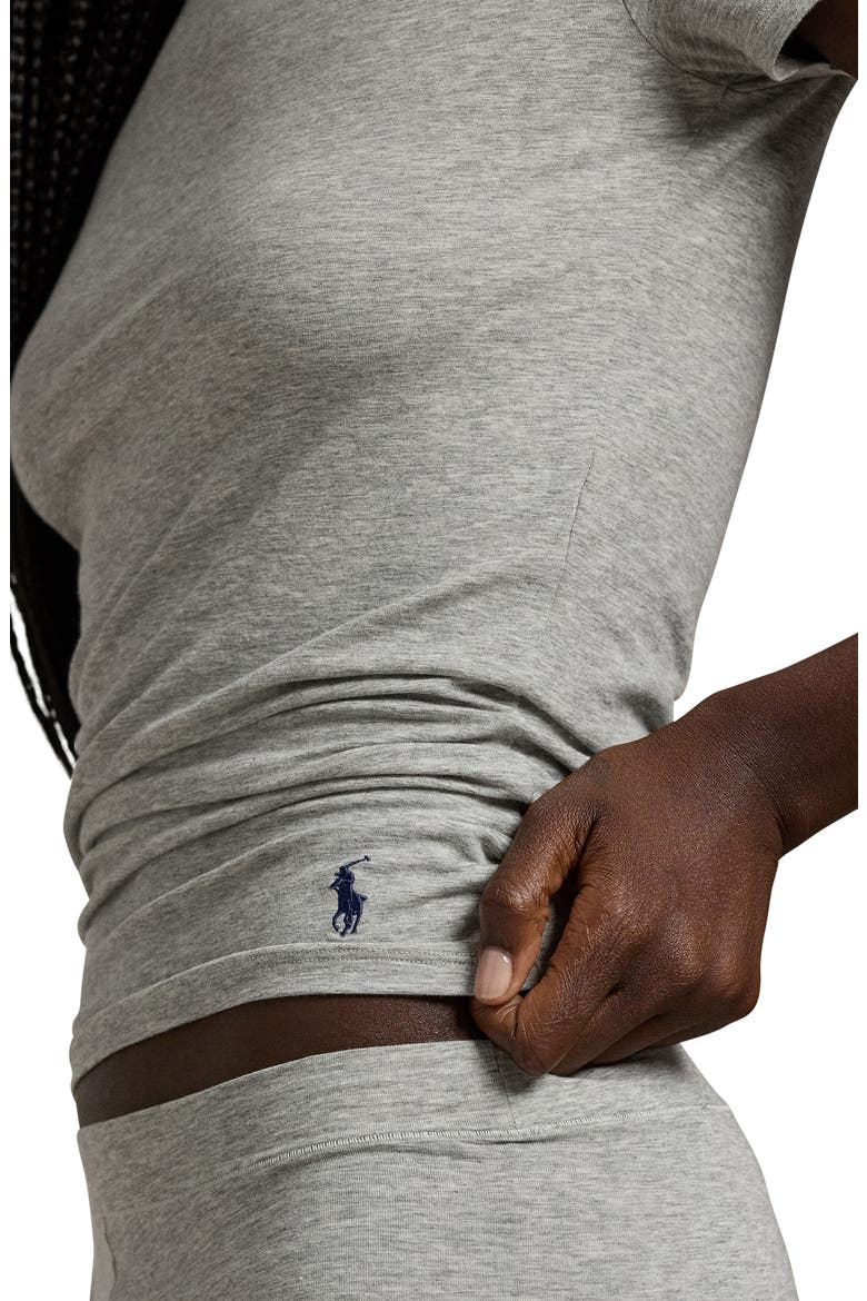 Stretch Cotton T-Shirt, Alternate, color, HEATHER GREY