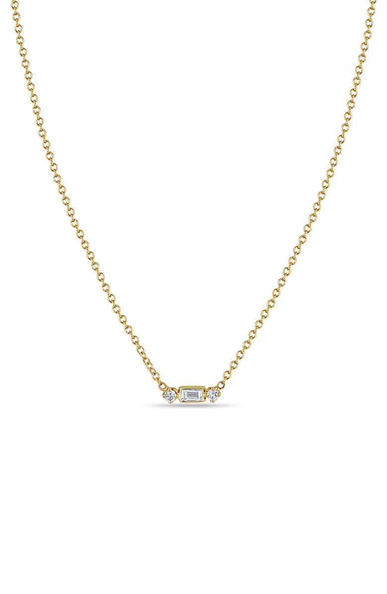 Zoë Chicco Diamond Pendant Necklace, Main, color,