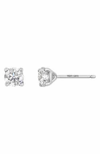 Bony Levy Prong Diamond Stud Earrings - 0.50 ctw.