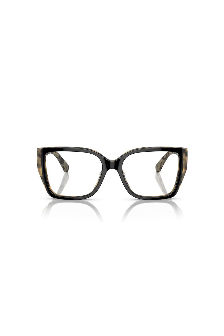 52mm Square optical glasses, Alternate, color, Black