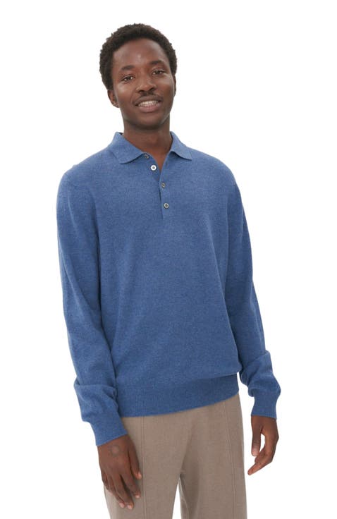 Essential Cashmere Polo Sweater