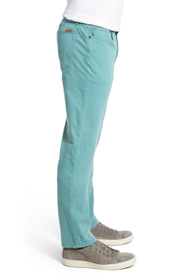 'Brixton' Slim Fit Cotton Twill Pants, Alternate, color, Sage