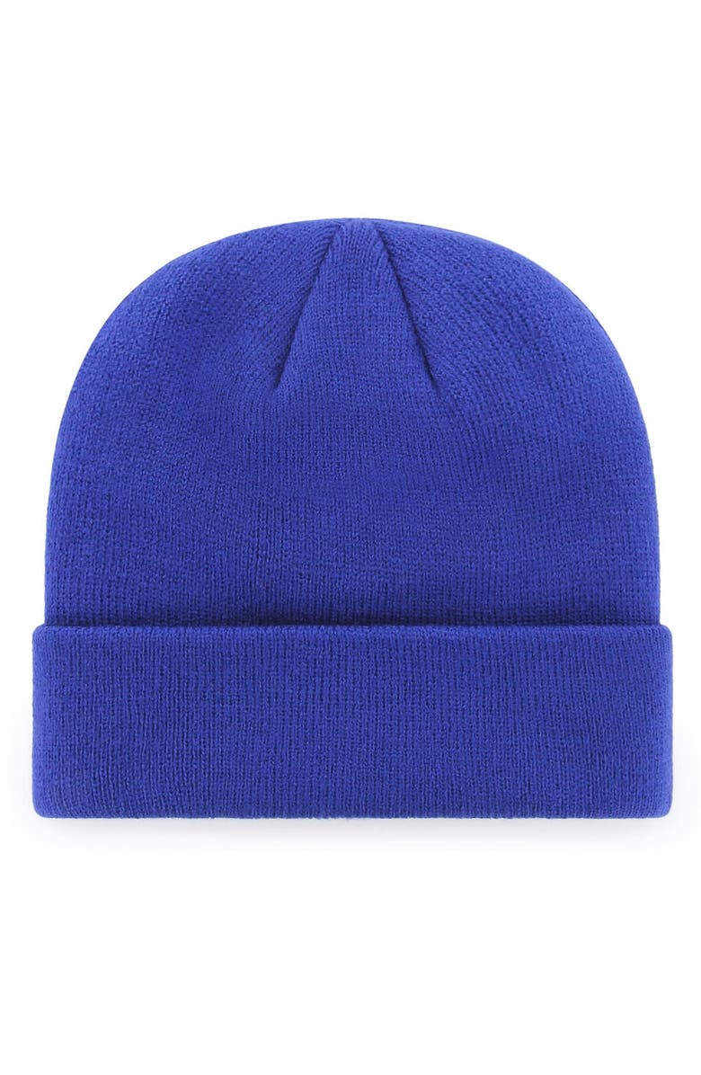 '47 Youth '47 Royal Buffalo Bills Basic Cuffed Knit Hat, Alternate, color, Royal