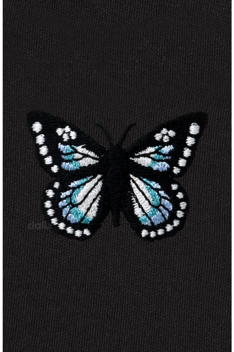 Womens Butterfly Midweight Active Shorts, Alternate, color, Black
