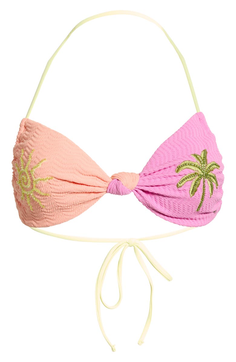 Rip Curl Topanga Textured Bikini Top, Alternate, color, 