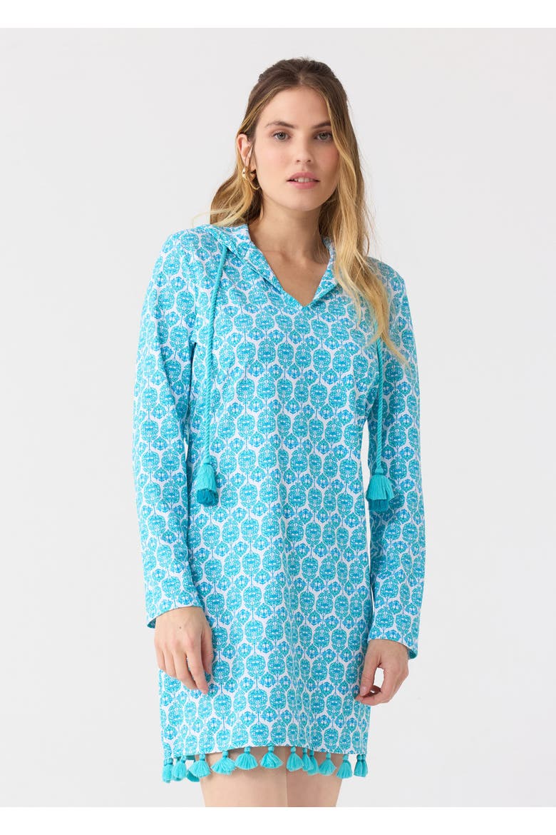 Hooded Cover Up, Main, color, Rosemary Beach