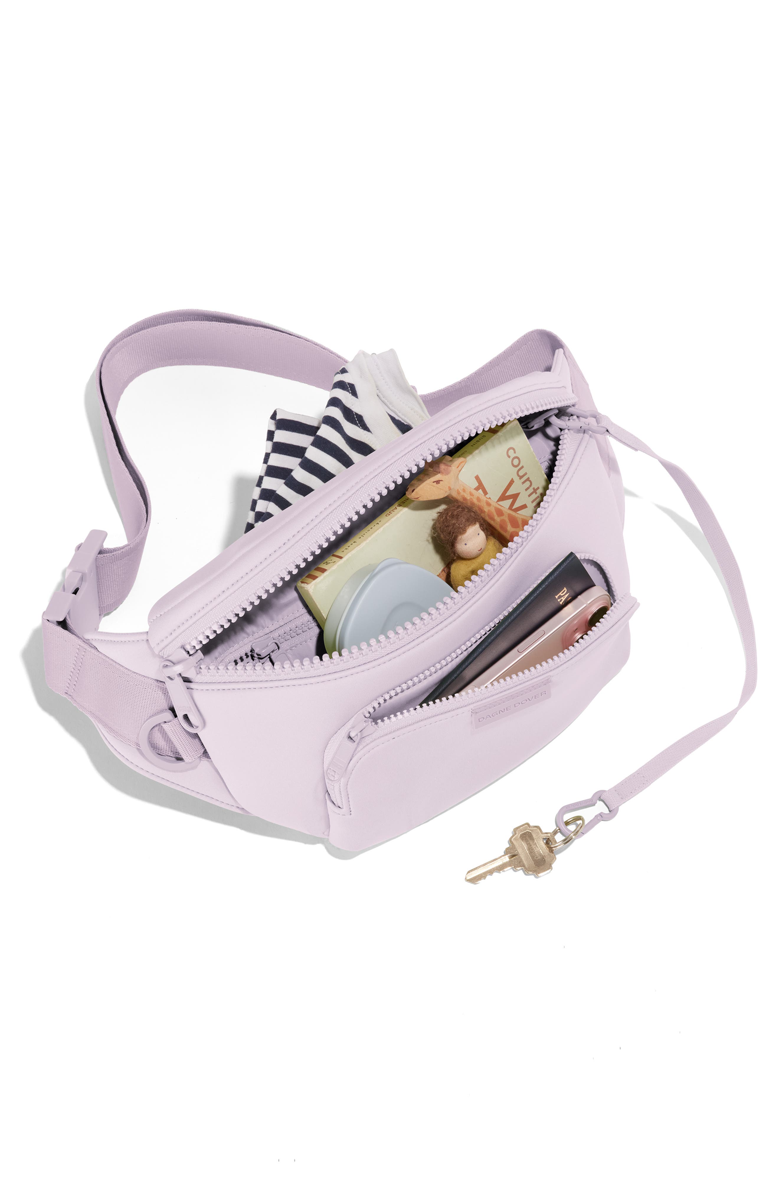 Dagne Dover Jax Large Neoprene Belt Bag, Alternate, color, 