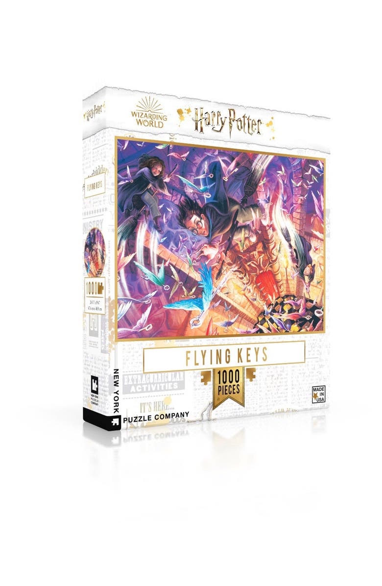 NEW YORK PUZZLE COMPANY Flying Keys 1000 Piece Puzzle, Alternate, color, NO COLOR