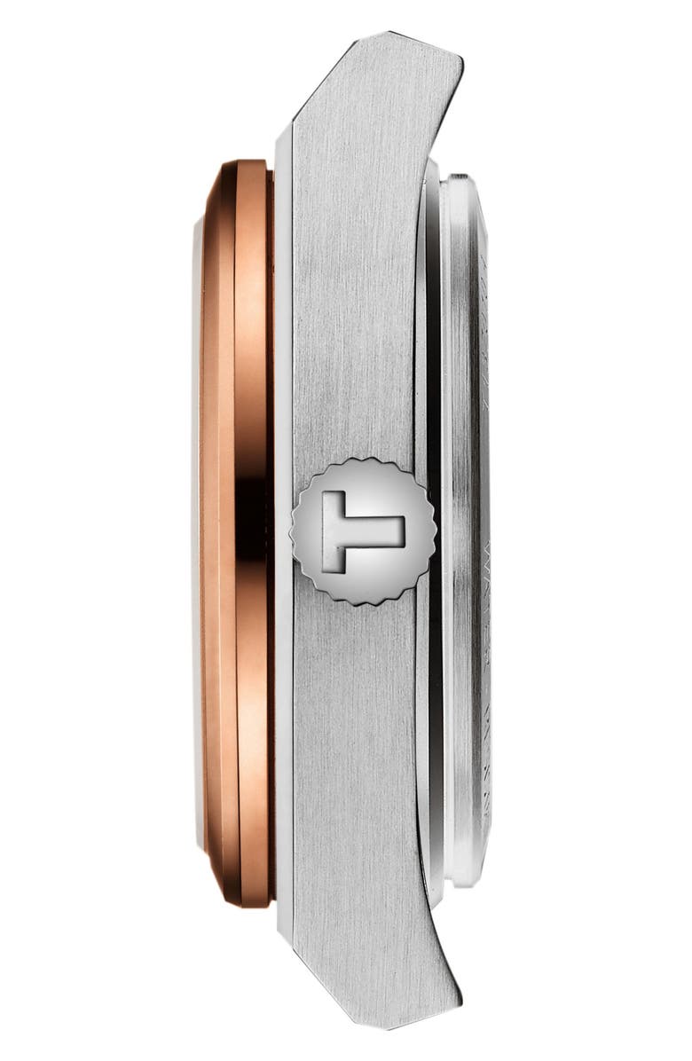 Tissot PRX Bracelet Watch, 25mm, Alternate, color, White/Silver