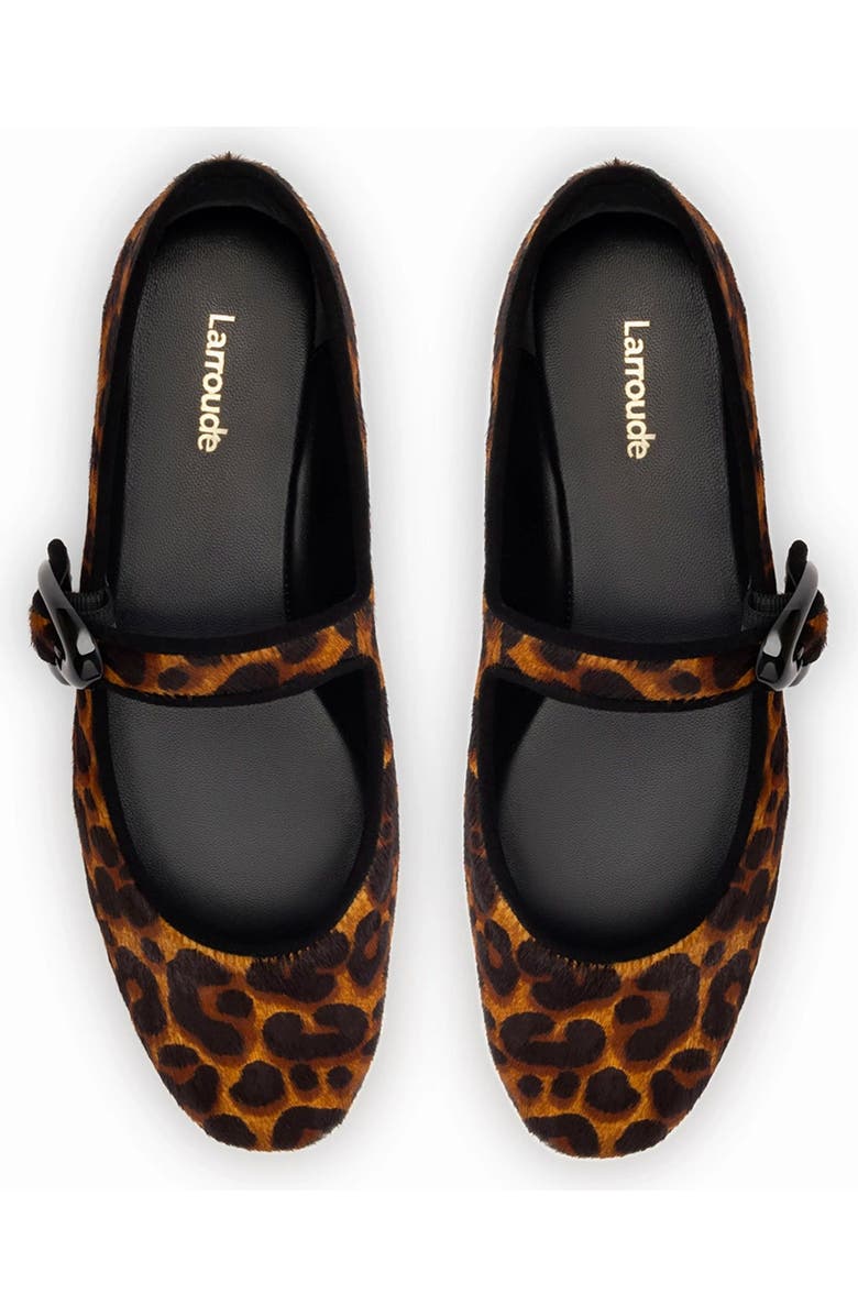 Larroudé Verona Ballet Flat, Alternate, color, Leopard