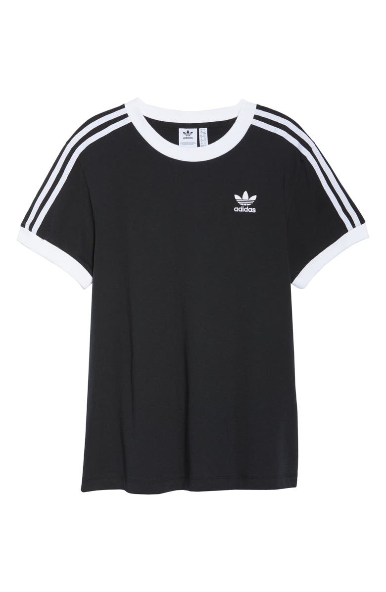 adidas Originals 3-Stripes Tee, Alternate, color,